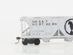 HO Scale Bowser 55680 GN Great Northern 2-Bay Covered Hopper #71145 - Upgraded