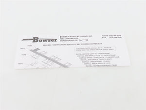 HO Scale Bowser 55680 GN Great Northern 2-Bay Covered Hopper #71145 - Upgraded