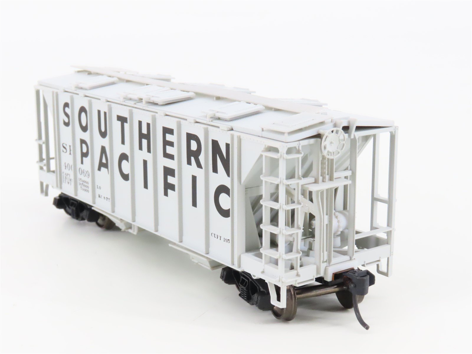 HO Scale Bowser 56136 SP Southern Pacific 2-Bay Covered Hopper #400069 -Upgraded
