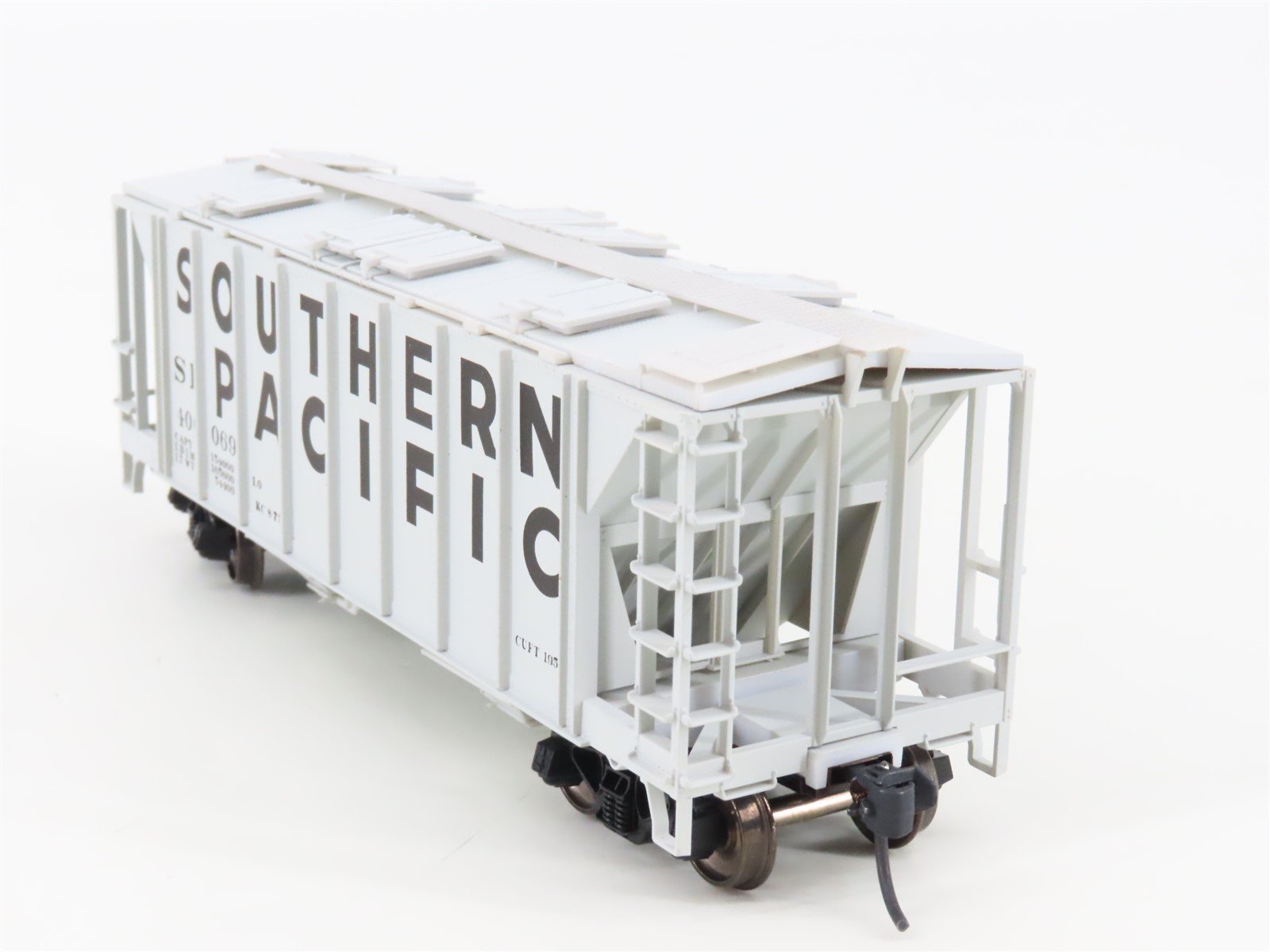 HO Scale Bowser 56136 SP Southern Pacific 2-Bay Covered Hopper #400069 -Upgraded