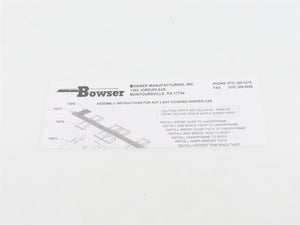 HO Scale Bowser 55680 GN Great Northern 2-Bay Covered Hopper #71117 -Upgraded