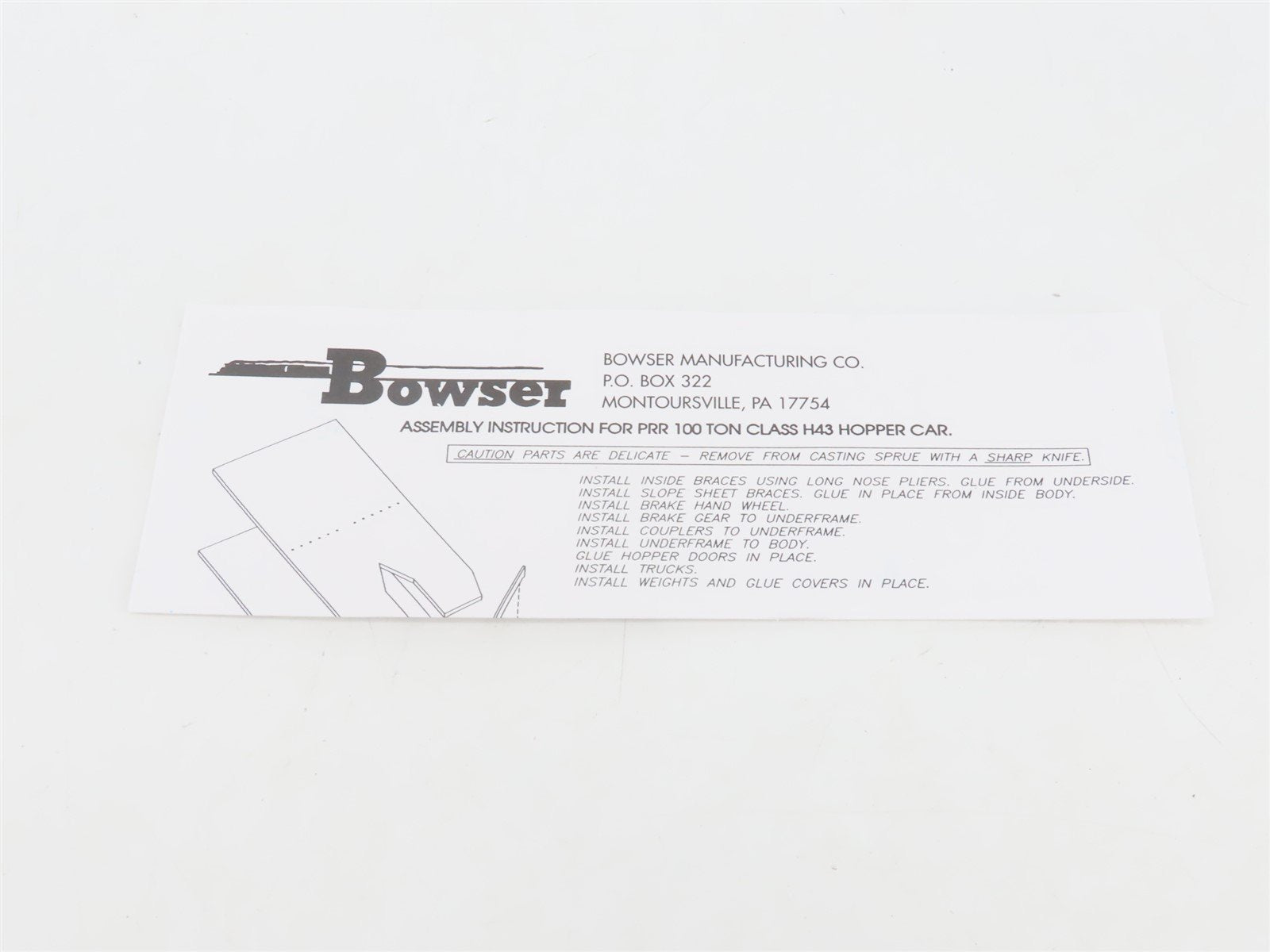 HO Scale Bowser 55116 ROCK Route Rock 45' 3-Bay Open Hopper #701155 -Upgraded
