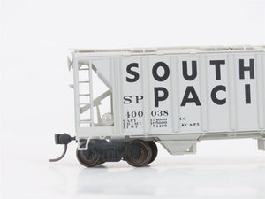 HO Scale Bowser 56136 SP Southern Pacific 2-Bay Covered Hopper #400038 -Upgraded
