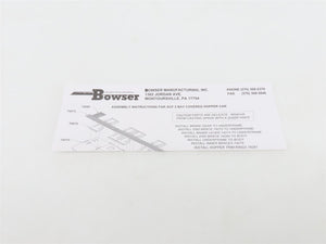 HO Scale Bowser 56136 SP Southern Pacific 2-Bay Covered Hopper #400038 -Upgraded