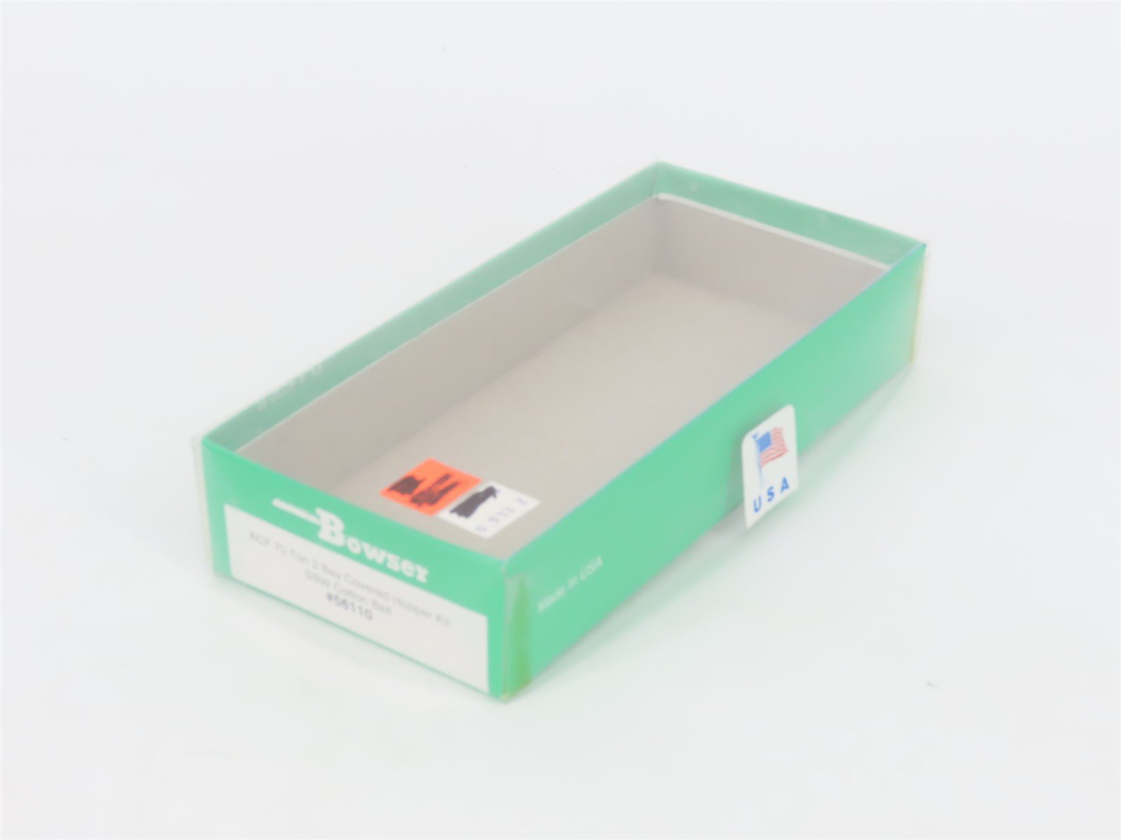 HO Scale Bowser 56110 SSW Cotton Belt 2-Bay Covered Hopper #77027 -Upgraded