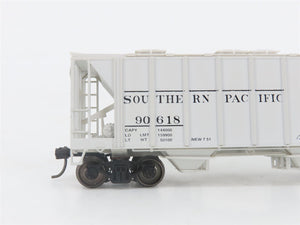 HO Scale Bowser 56109 SP Southern Pacific 2-Bay Covered Hopper #90618 -Upgraded
