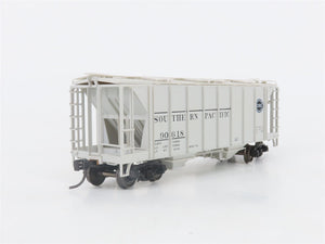 HO Scale Bowser 56109 SP Southern Pacific 2-Bay Covered Hopper #90618 -Upgraded