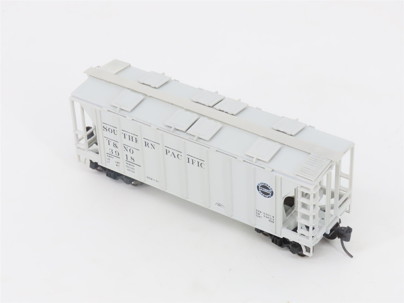 HO Bowser 56125 T&NO SP Southern Pacific 2-Bay Covered Hopper #3918 -Upgraded