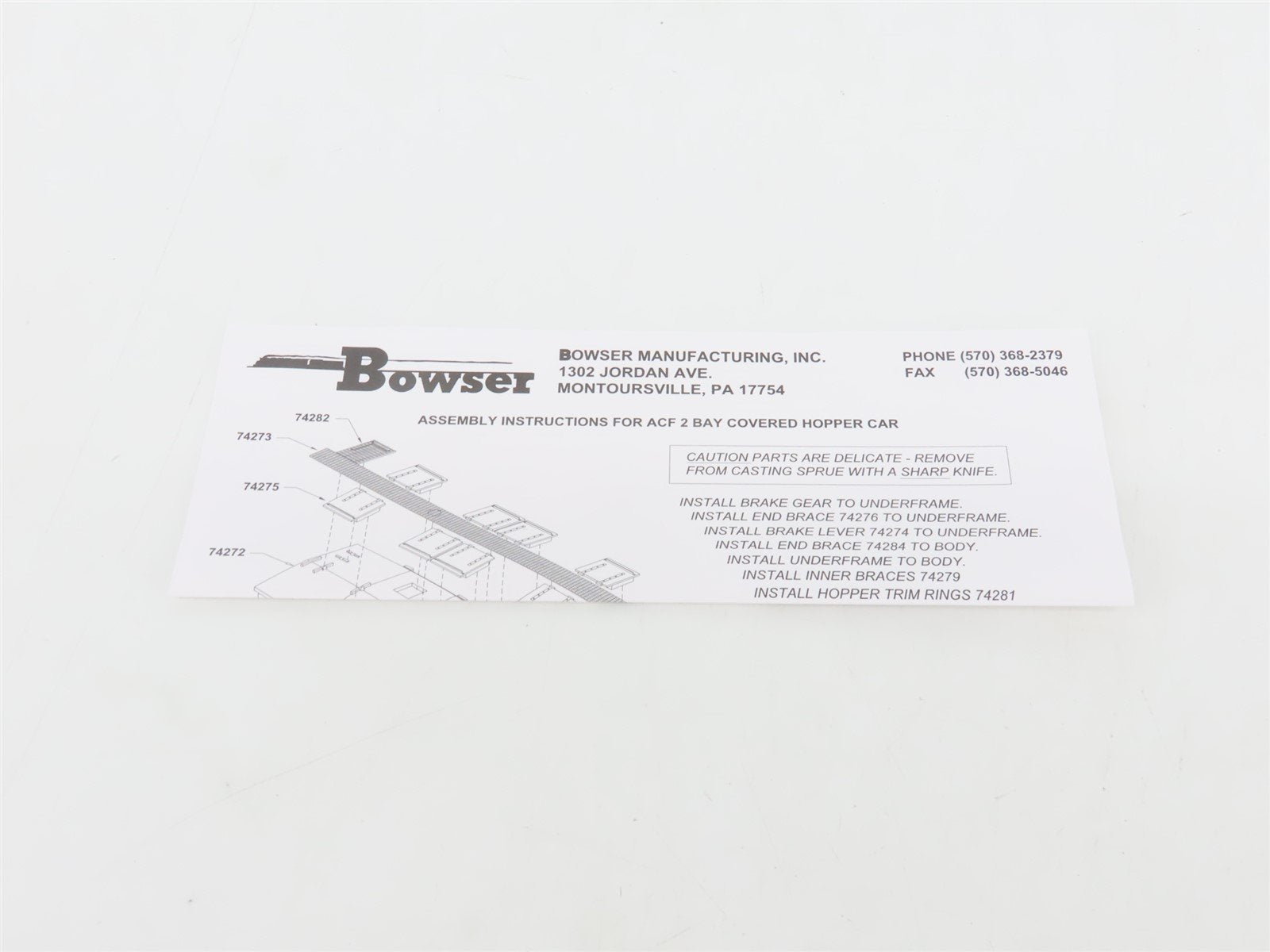 HO Bowser 56125 T&NO SP Southern Pacific 2-Bay Covered Hopper #3918 -Upgraded