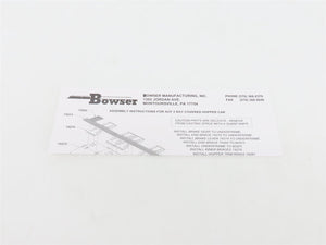 HO Scale Bowser 55801 SP Southern Pacific 2-Bay Covered Hopper #400047 -Upgraded