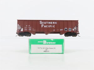 HO Scale Bowser 55111 SP Southern Pacific 45' 3-Bay Hopper #481045 - Upgraded
