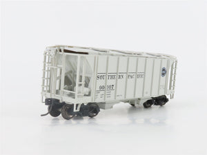 HO Scale Bowser 56109 SP Southern Pacific 2-Bay Covered Hopper #90607 - Upgraded