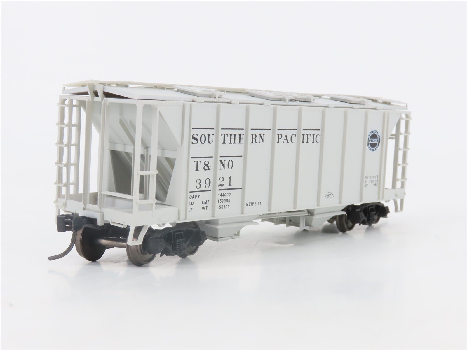 HO Scale Bowser 56125 T&NO SP Southern Pacific 2-Bay Hopper #3921 -Upgraded