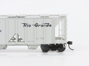 HO Scale Bowser 55615 D&RGW Rio Grande 2-Bay Covered Hopper #18407 - Upgraded