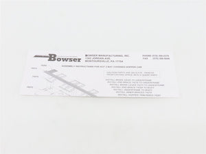 HO Scale Bowser 55615 D&RGW Rio Grande 2-Bay Covered Hopper #18407 - Upgraded