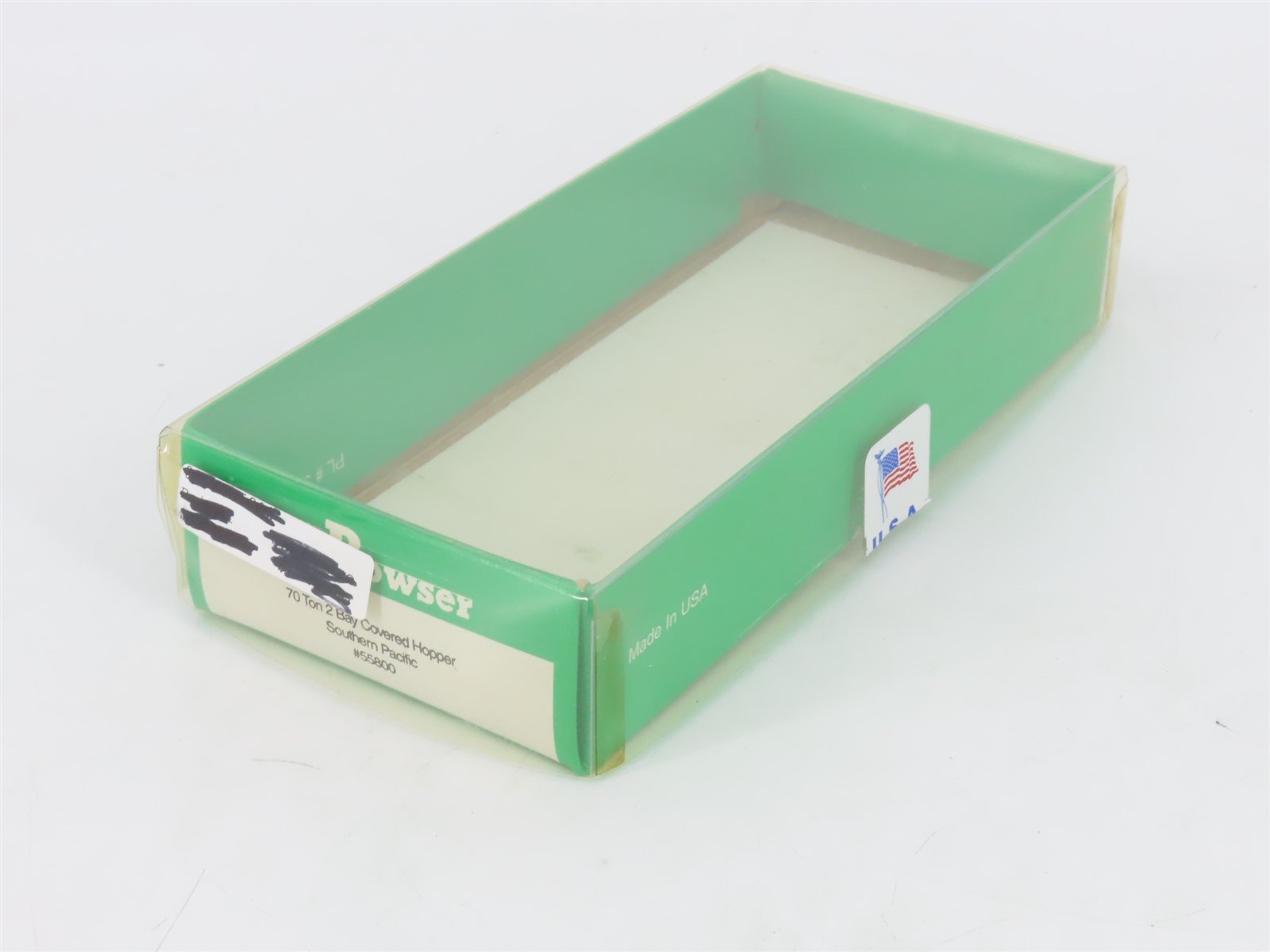 HO Scale Bowser 55800 SP Southern Pacific 2-Bay Covered Hopper #165050 -Upgraded