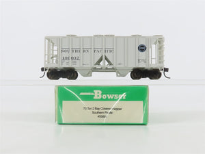 HO Scale Bowser 55801 SP Southern Pacific 2-Bay Covered Hopper #400032 -Upgraded