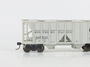 HO Scale Bowser 55801 SP Southern Pacific 2-Bay Covered Hopper #400032 -Upgraded