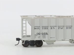 HO Scale Bowser 56109 SP Southern Pacific 2-Bay Covered Hopper #90608 -Upgraded