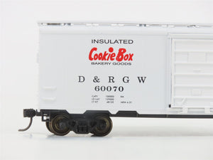 HO Scale Roundhouse 1048 D&RGW Rio Grande Cookie Box 40' Box Car #60070 Upgraded