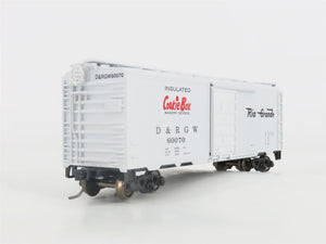 HO Scale Roundhouse 1048 D&RGW Rio Grande Cookie Box 40' Box Car #60070 Upgraded