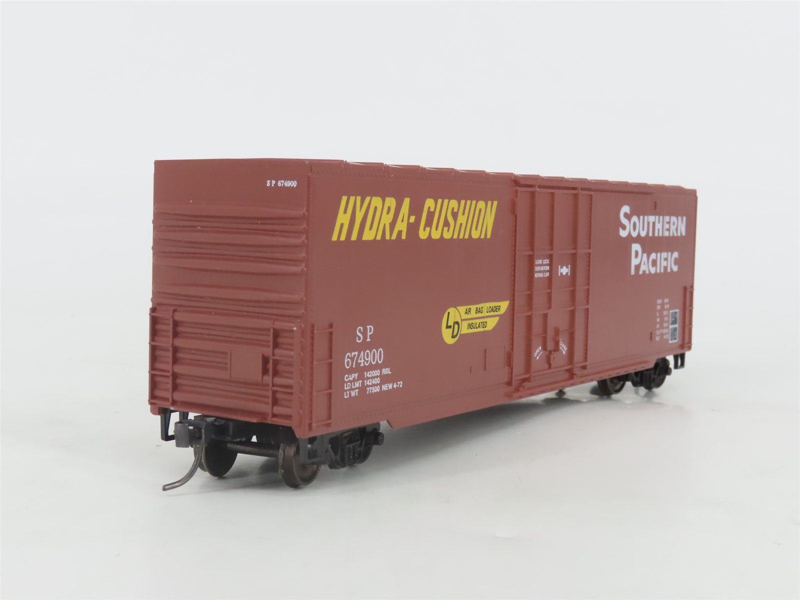 HO Roundhouse 01766 SP Southern Pacific 50' Hi-Cube Box Car #674900 - Upgraded