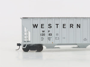 HO Roundhouse 3525 WP Western Pacific 50' Covered 3-Bay Hopper #12083 - Upgraded