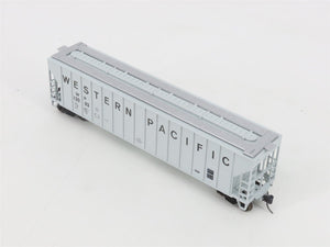 HO Roundhouse 3525 WP Western Pacific 50' Covered 3-Bay Hopper #12083 - Upgraded