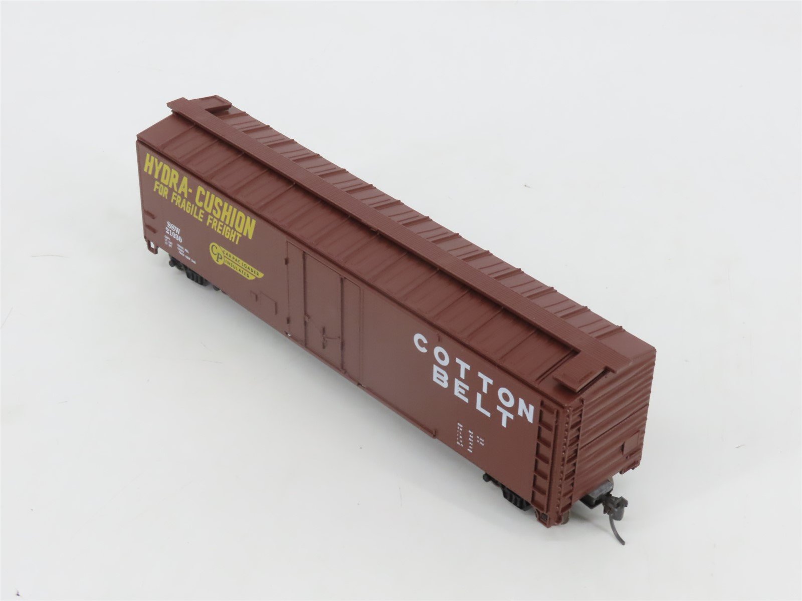 HO Scale Roundhouse 7730 SSW Cotton Belt 50' Plug Door Box Car #21030 - Upgraded