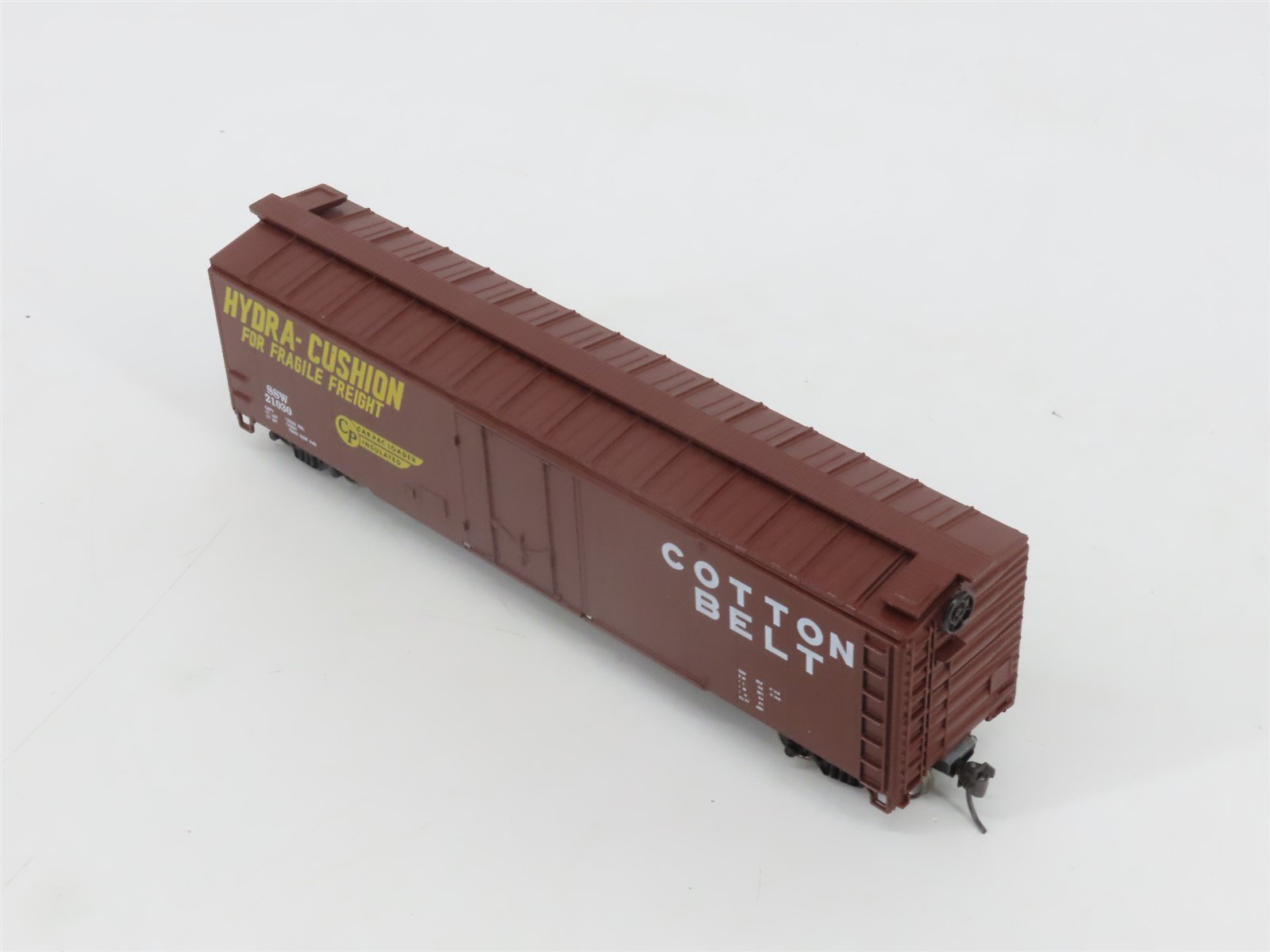 HO Scale Roundhouse 7730 SSW Cotton Belt 50' Plug Door Box Car #21030 - Upgraded