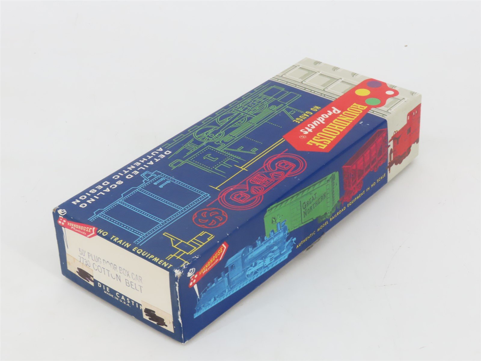 HO Scale Roundhouse 7730 SSW Cotton Belt 50' Plug Door Box Car #21030 - Upgraded