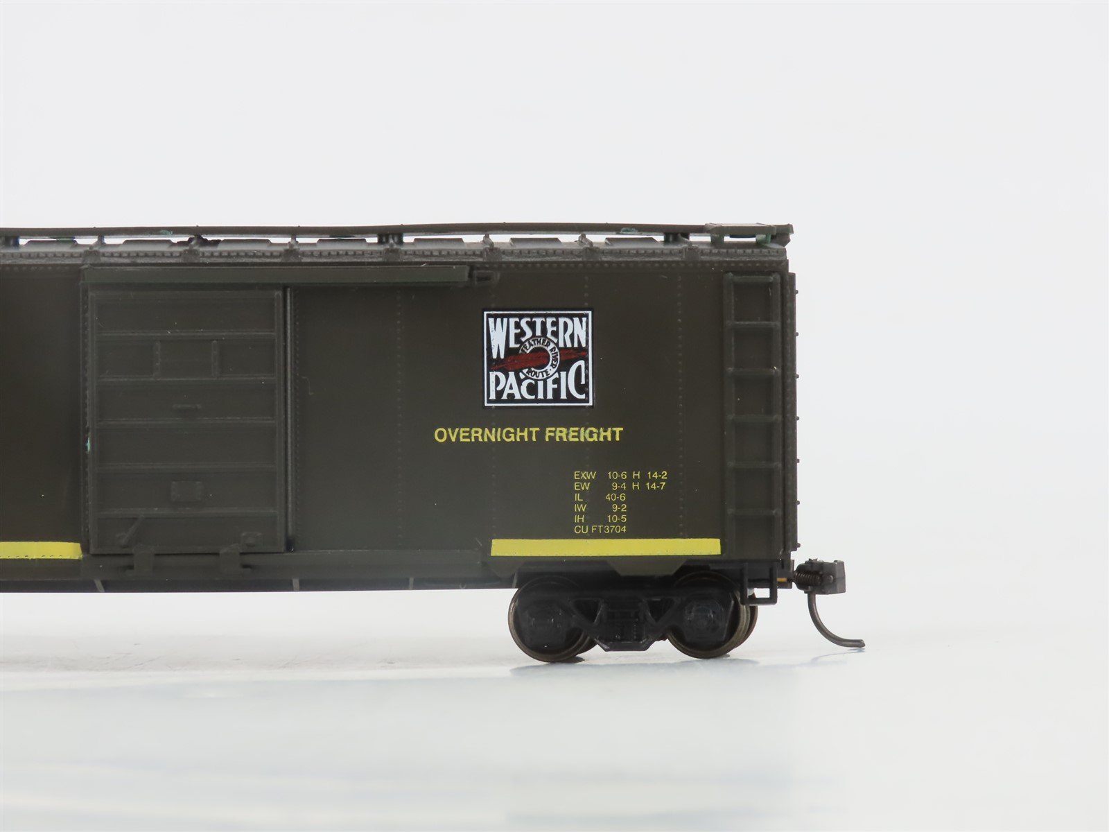 HO Scale Roundhouse 5962 WP Western Pacific Express Box Car #220176 - Upgraded