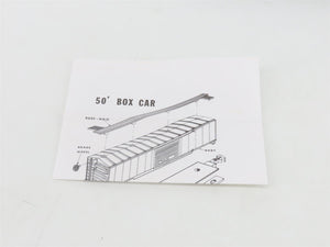 HO Scale Roundhouse 1220 WP Western Pacific Feather 50' Box Car #3069 -Upgraded