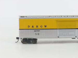 HO Roundhouse 1201 D&RGW Rio Grande 50' Single Door Box Car #92767 - Upgraded