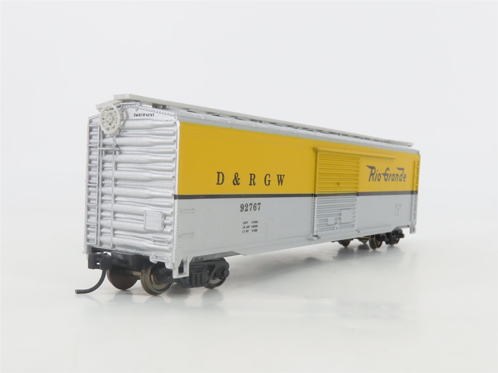HO Roundhouse 1201 D&RGW Rio Grande 50' Single Door Box Car #92767 - Upgraded