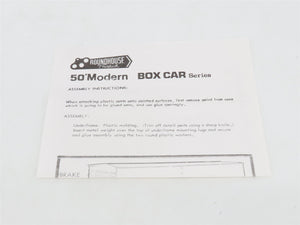 HO Scale Roundhouse 1804 SP Southern Pacific 50' Waffle Box Car #654056 Upgraded
