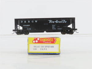 HO Scale Roundhouse 1584 D&RGW Rio Grande Ballast Hopper #24940MW - Upgraded