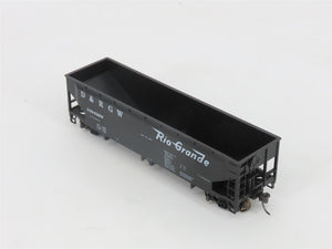 HO Scale Roundhouse 1584 D&RGW Rio Grande Ballast Hopper #24940MW - Upgraded