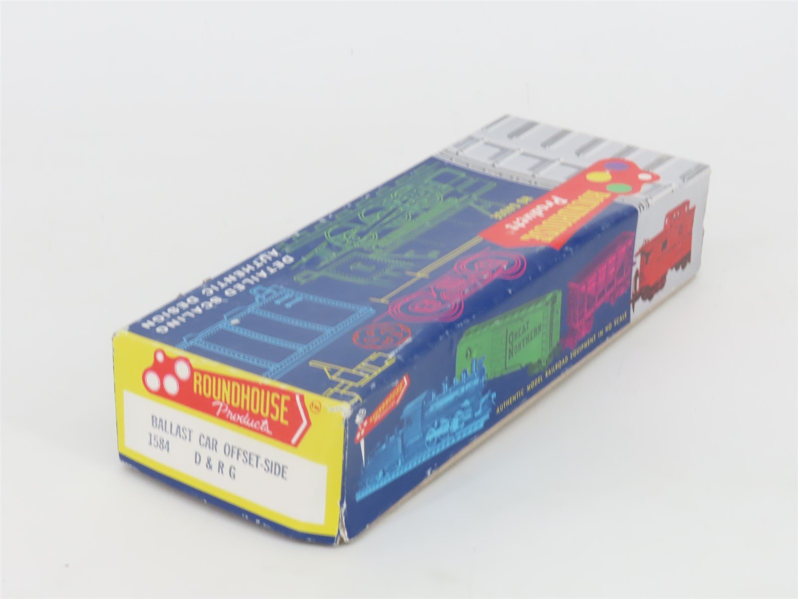 HO Scale Roundhouse 1584 D&RGW Rio Grande Ballast Hopper #24940MW - Upgraded