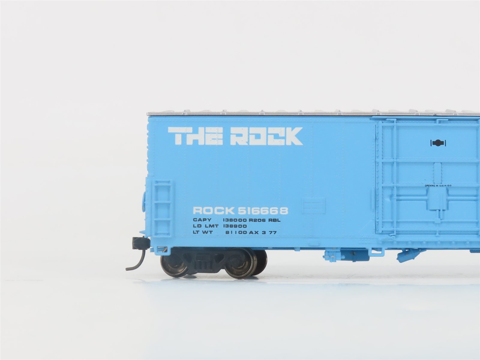 HO Scale Walthers 932-4760 ROCK The Rock 50' Insulated Box Car #516668 -Upgraded