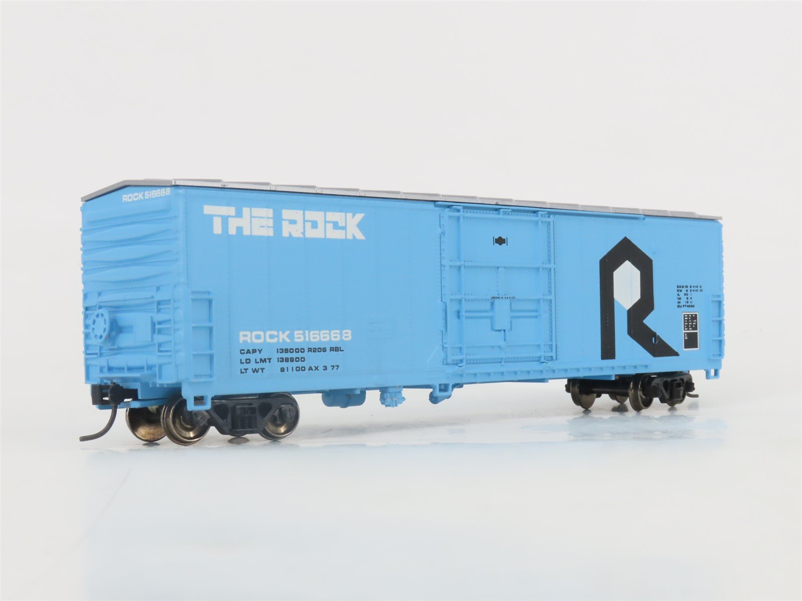 HO Scale Walthers 932-4760 ROCK The Rock 50' Insulated Box Car #516668 -Upgraded