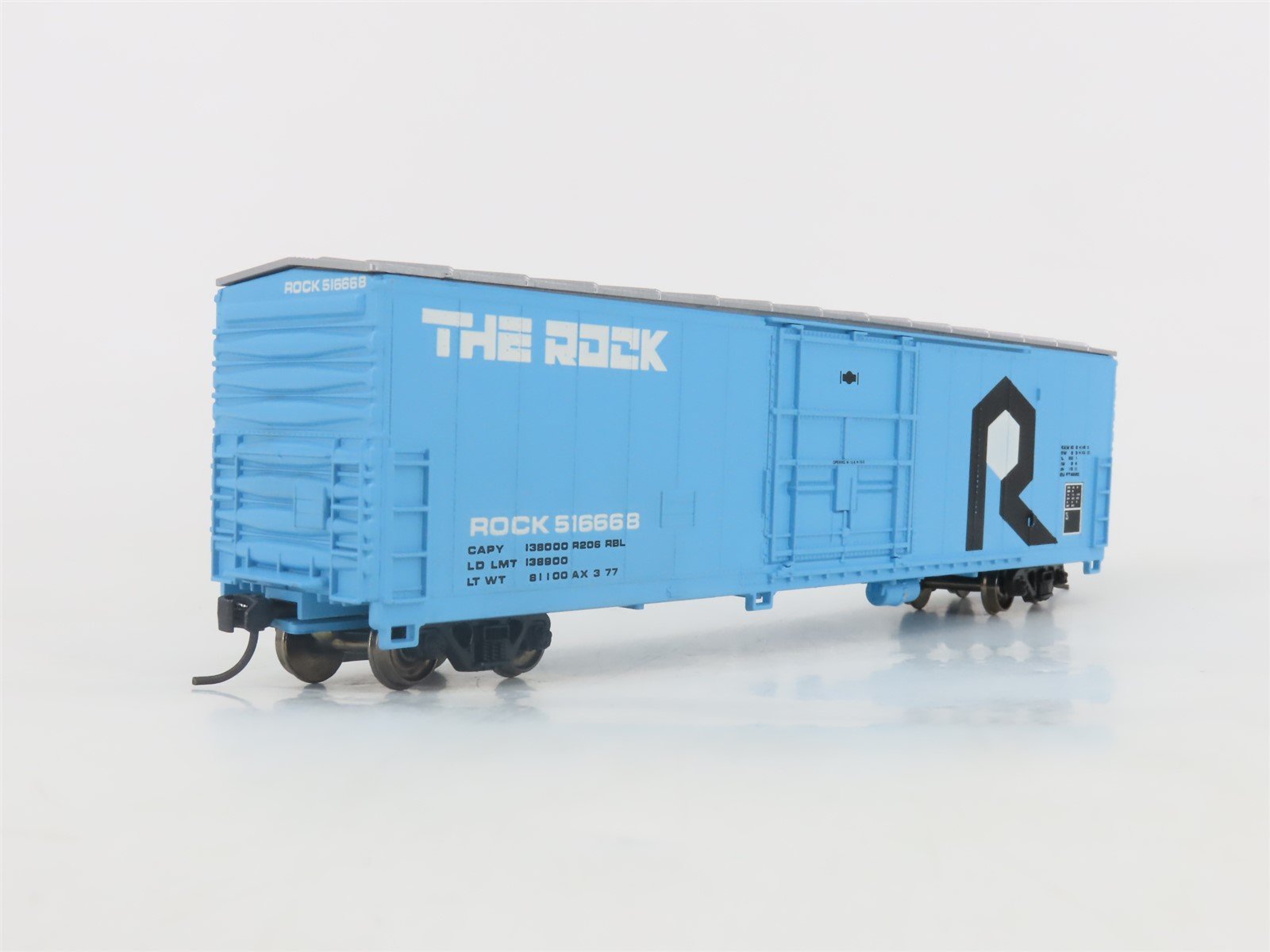 HO Scale Walthers 932-4760 ROCK The Rock 50' Insulated Box Car #516668 -Upgraded