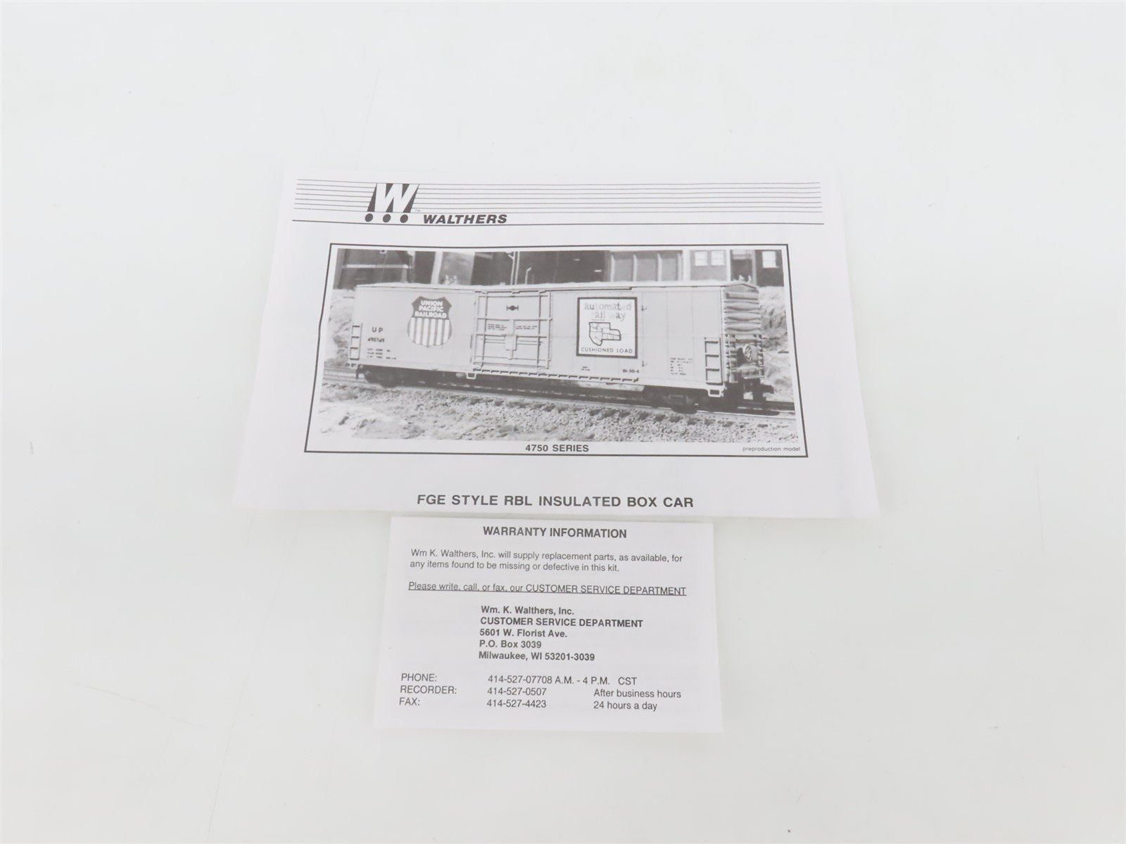 HO Scale Walthers 932-4760 ROCK The Rock 50' Insulated Box Car #516668 -Upgraded