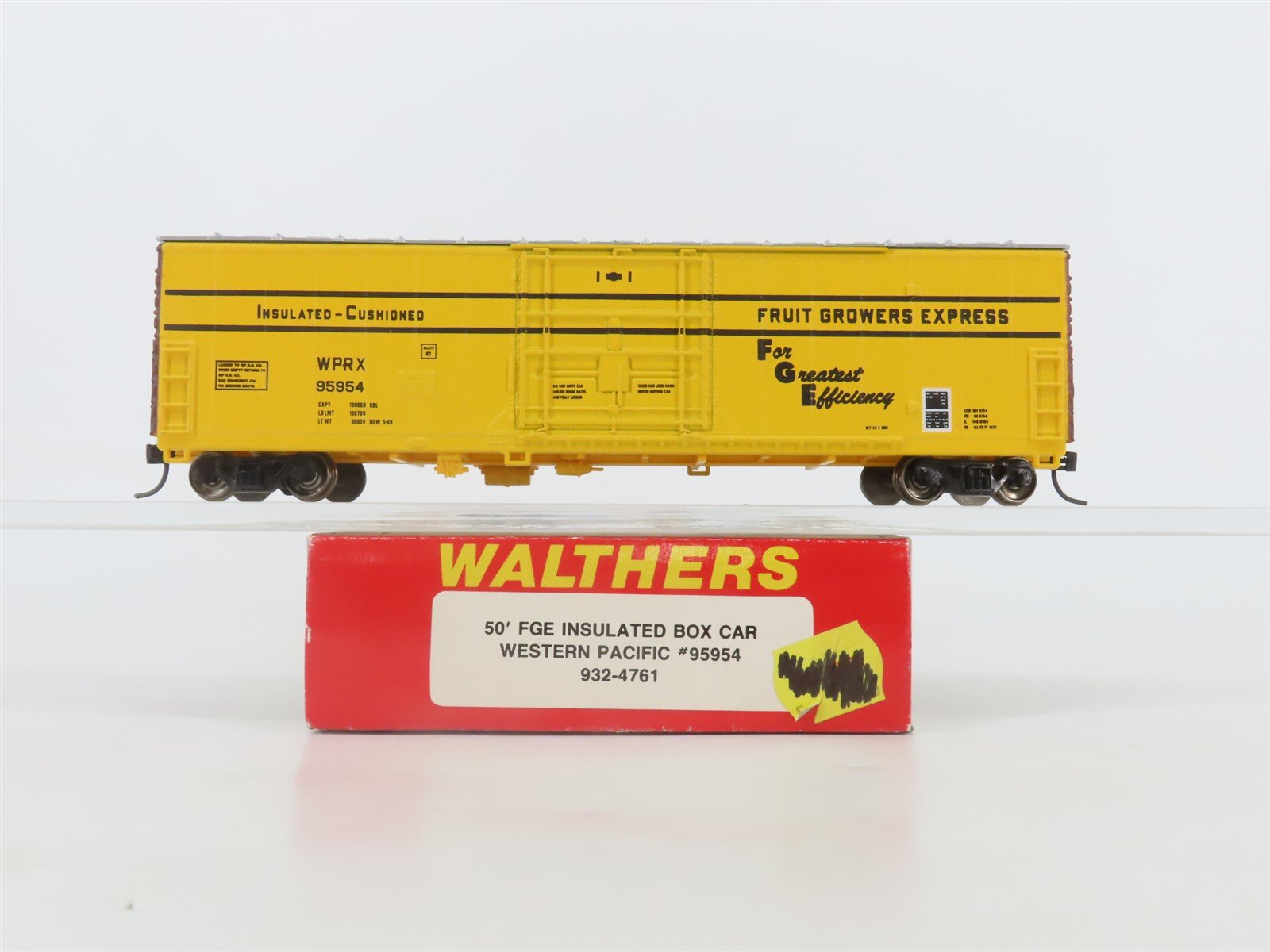 HO Walthers 932-4761 WPRX FGE Fruit Growers Express Box Car #95954 - Upgraded