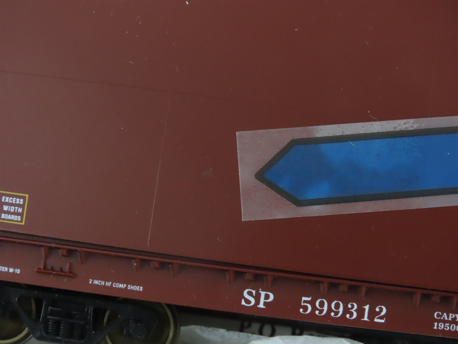 HO Scale LBF 1801-1 SP Southern Pacific Railroad Boeing Skybox Flat Car #599312