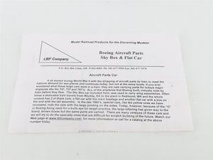 HO Scale LBF 1801-1 SP Southern Pacific Railroad Boeing Skybox Flat Car #599313