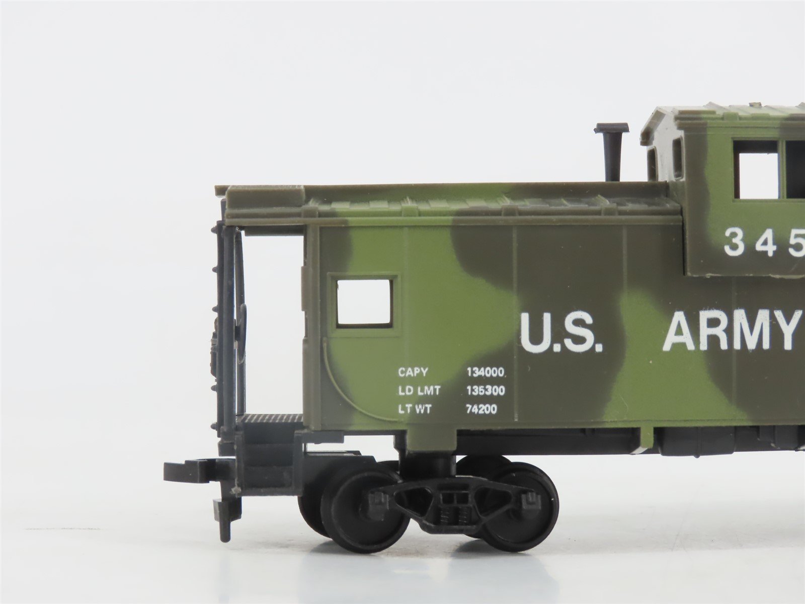 HO Scale AHM US Army Cupola Caboose #3455