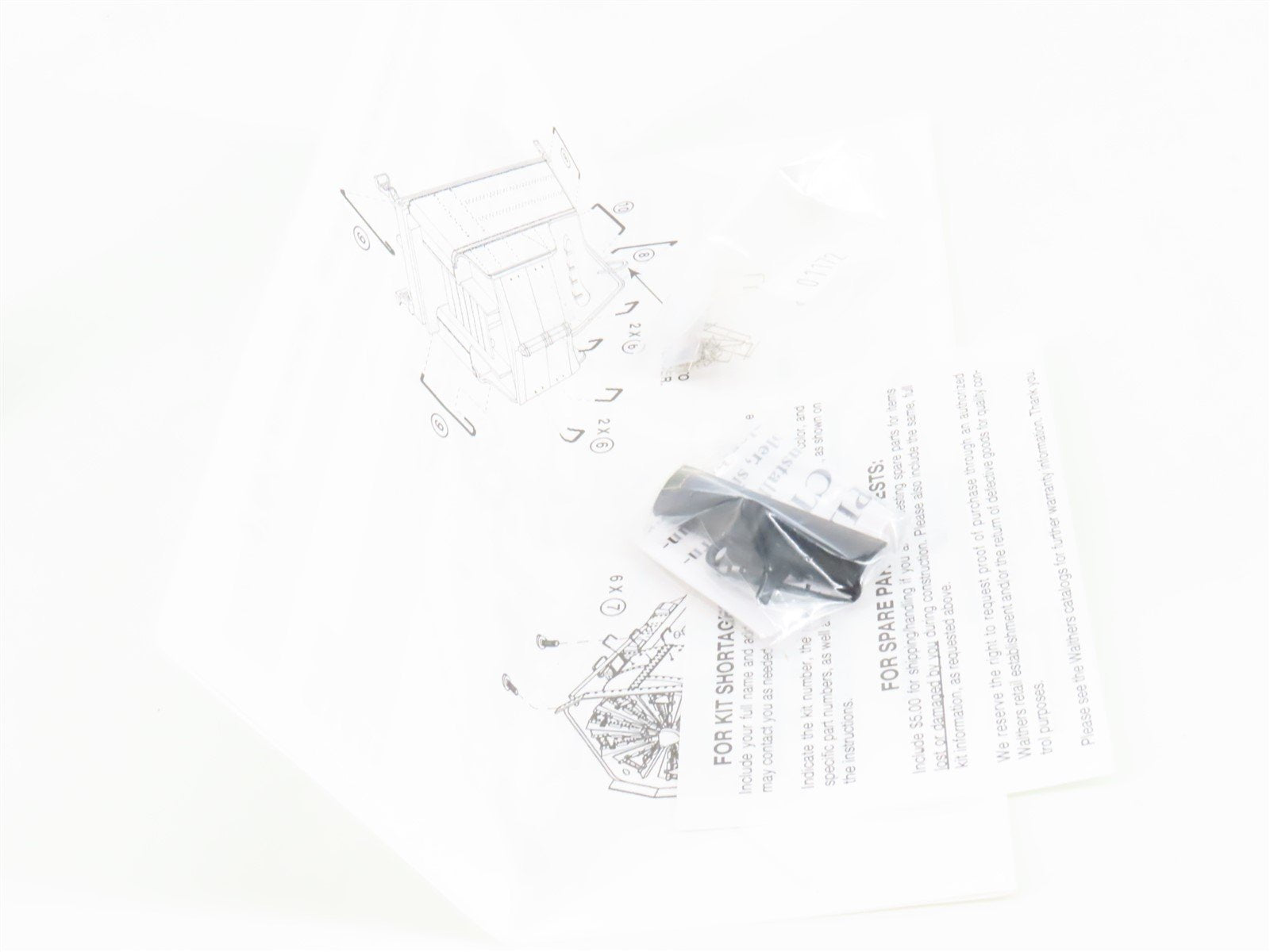 HO Scale Walthers RTR 932-1960 WP Western Pacific Rotary Snow Plow #4