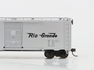 HO Scale Bachmann Silver Series 17039 D&RGW Rio Grande Cookie Box Car #60004