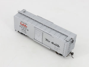 HO Scale Bachmann Silver Series 17039 D&RGW Rio Grande Cookie Box Car #60004